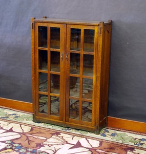 Stickley Brothers two door bookcase model #4770